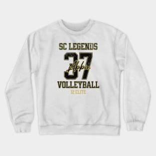 Abbie #37 SC Legends (12 Elite) - White Crewneck Sweatshirt